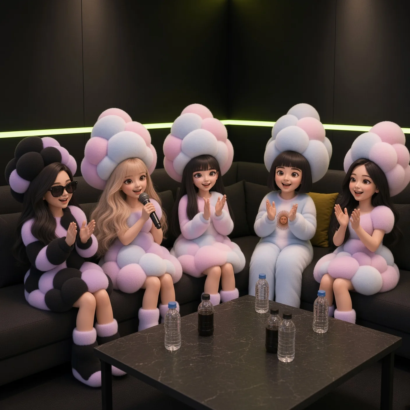 인천노래방에서 노래와 대화를 즐기는 친구 모임